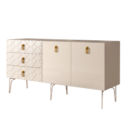 Комод (для гостиной) 1.6 БМКМ-4(Fa) (2 двери лак) Bogemia Farfalle