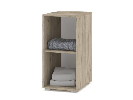 Тумба с дверью Оливия, Серый дуб/Белый 