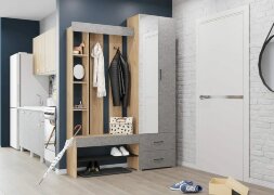 Прихожая Домино, бетон