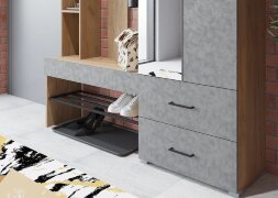 Прихожая Домино, бетон