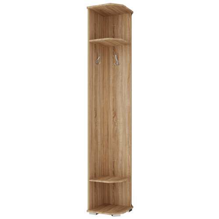 Шкаф торцевой с вешалками Италия, Сонома/белый глянец 