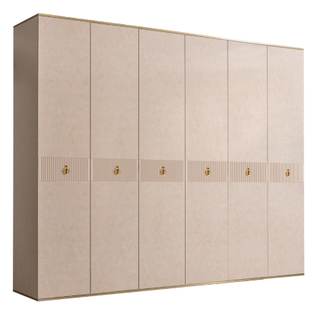 Шкаф 6 дверей РМШ2/6(s) (без зеркал) Rimini Solo 