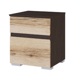 Тумба прикроватная Плейона, венге/дуб делано