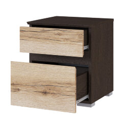Тумба прикроватная Плейона, венге/дуб делано