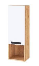 Пенал-надстройка Квартет-13, Дуб крафт золотой/Белый