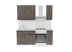 Кухонный гарнитур Ноктюрн лайт, 120 см