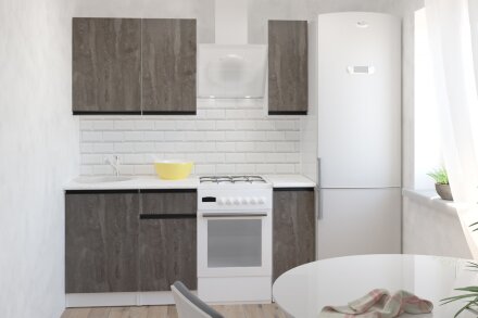 Кухонный гарнитур Ноктюрн лайт, 120 см 