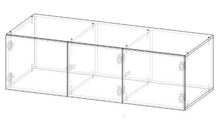 Антресоль Бася, белый  