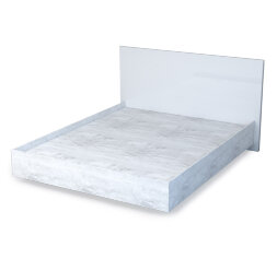 Кровать двуспальная 1,6 (арт.031-М1) ЭГО, бетон 