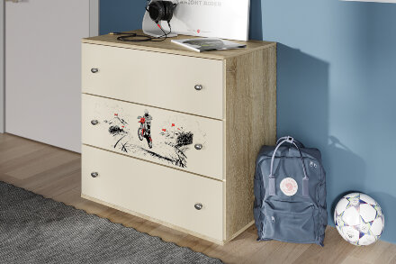 Модульная детская Форсаж, сонома 3 