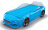 Кровать-машинка Dynamic Голубой (с подсветкой фар и объемным капотом) 