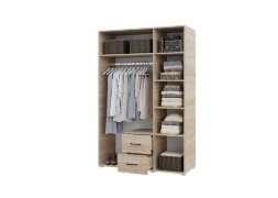 Шкаф 3х-створчатый с ящиками Victor 