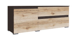 Тумба ТВ малая Плейона, венге/дуб делано