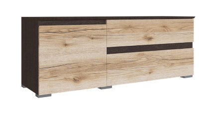 Тумба ТВ малая Плейона, венге/дуб делано 