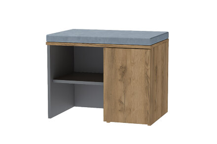 Обувница ОБ-1  Квадро, Графит   