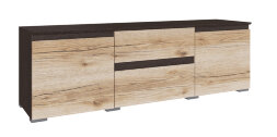 Тумба ТВ Плейона, венге/дуб делано