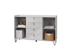 Комод с 2 дверками и 4 ящиками Кашемир