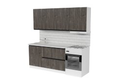 Кухонный гарнитур Ноктюрн макси, 180 см