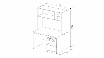 Стол письменный Юниор-7 (Прованс) 