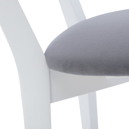 Стул Чейз Белый/Серый 