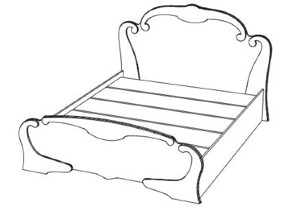 Кровать Каролина New  