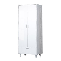 Шкаф с 2 дверями и 1 ящиком на ножках Шк-1 ЭГО 