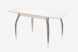 Стол раздвижной Бостон-3 Белый глянец (Триумф)