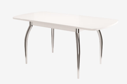 Стол раздвижной Бостон-3 Белый глянец (Триумф) 