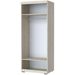 Шкаф ШС-800 Соната, Крафт белый - Антрацит