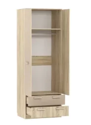 Шкаф для одежды с ящиками Акварель НМ 013.02-03 М1 