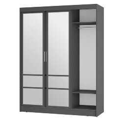 Шкаф-купе Симпл, Графит