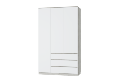 Шкаф для одежды 3 двери и 3 ящика Лори 