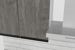 Кухонный гарнитур Ноктюрн медиум, 140 см