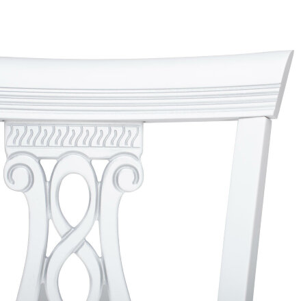 Стул Юта Белый/Атина серебро 