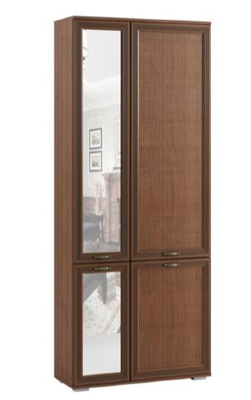 Шкаф комбинированный с зеркалом Ливорно ЛШ-9, орех донской 