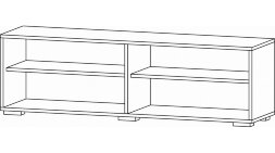 Тумба ТВ-02 Даллас, Цемент темный/дуб вотан