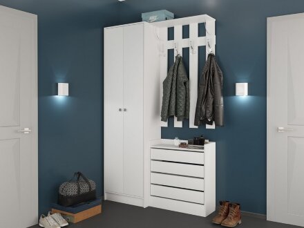 Шкаф Ямайка, белый 