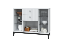 Комод с 2 стеклянными дверями Шарлиз