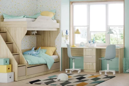 Стол письменный Акварель НМ 041.37  