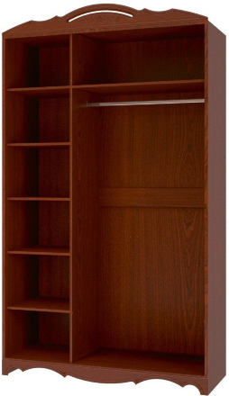 Шкаф 3-х дверный Лотос, Орех 