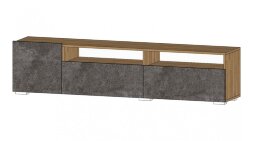 Тумба ТВ-03 Даллас, Цемент темный/дуб вотан