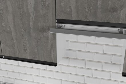 Кухонный гарнитур Ноктюрн мега, 250 см  