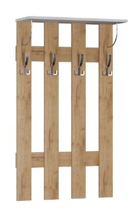 Вешалка Ямайка, крафт золотой / белый 