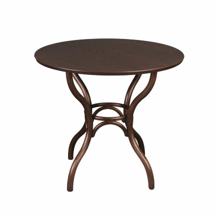 Стол обеденный Тор круглый, темный орех  